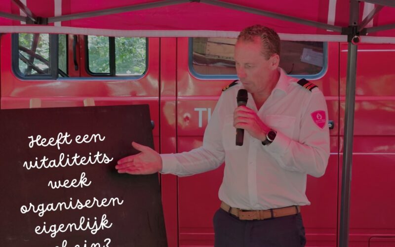 Vitaliteitsweek organiseren? Doe het anders en vraag de Burn-Out Brandweer voor een unieke, ludieke maar beklijvende workshop, teambuilding, training of presentatie. Vitaliteitsweek organiseren? Doe het anders en vraag de Burn-Out Brandweer voor een unieke, ludieke maar beklijvende workshop, teambuilding, training of presentatie.
